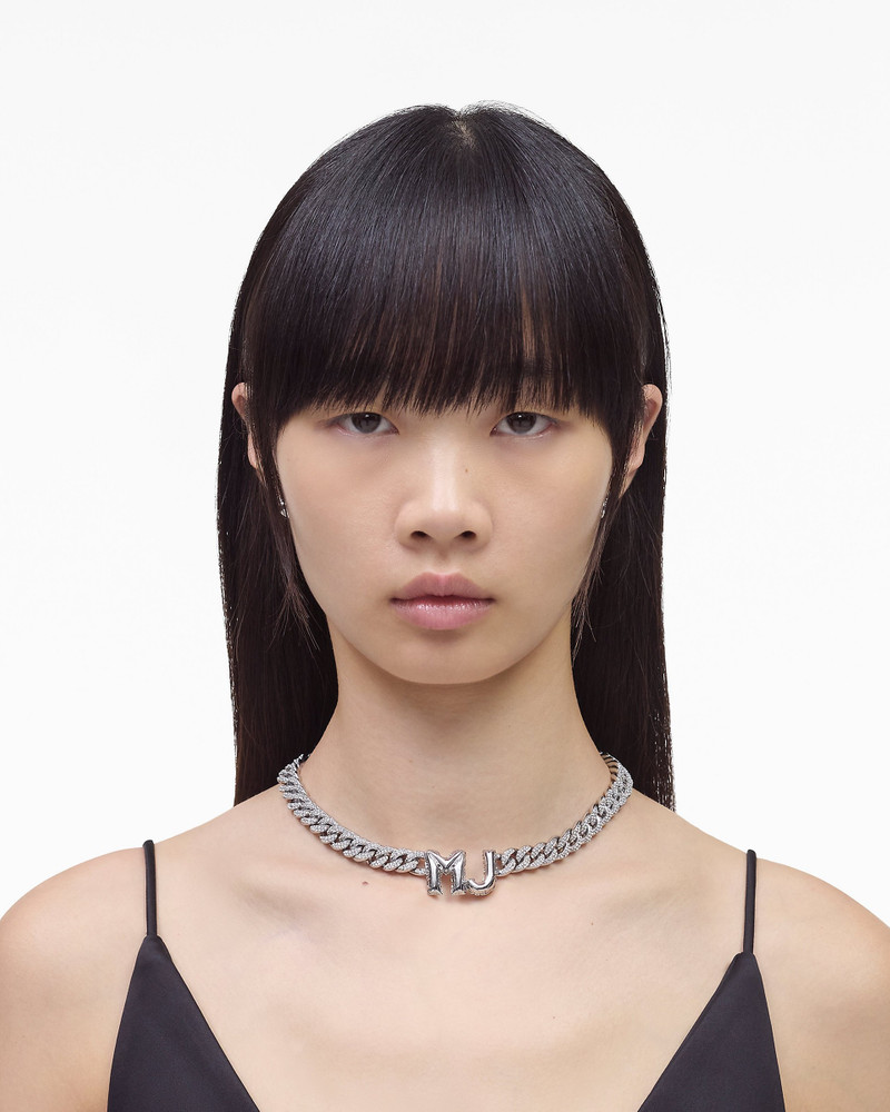 Marc Jacobs MJ BALLOON PAVE CHAIN NECKLACE outlook