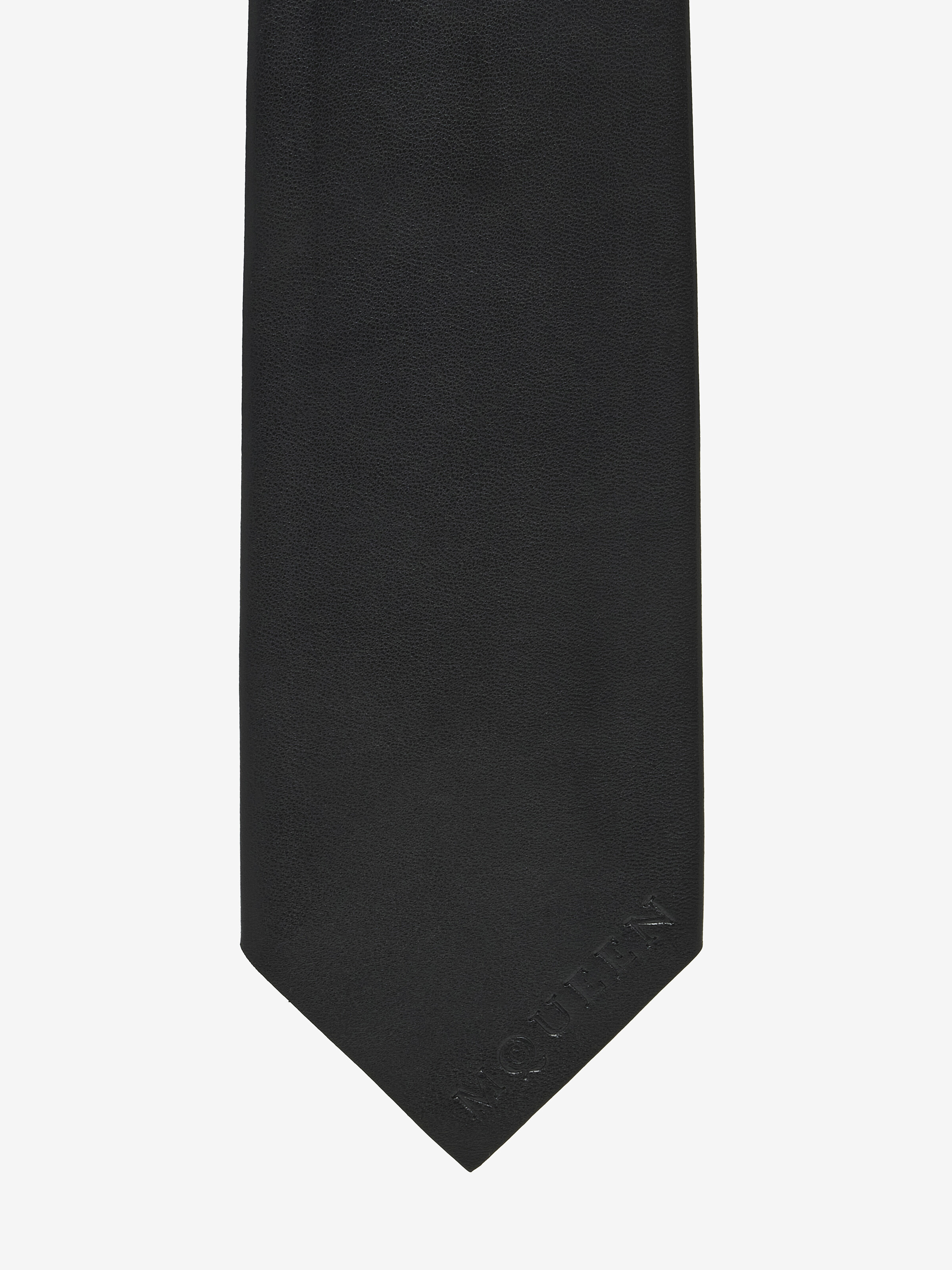 McQueen Logo Leather Tie - 2