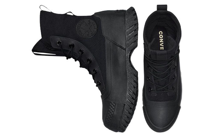 Converse Chuck Taylor All Star Lugged 2.0 Counter Climate High 'Triple Black' A00909C - 4