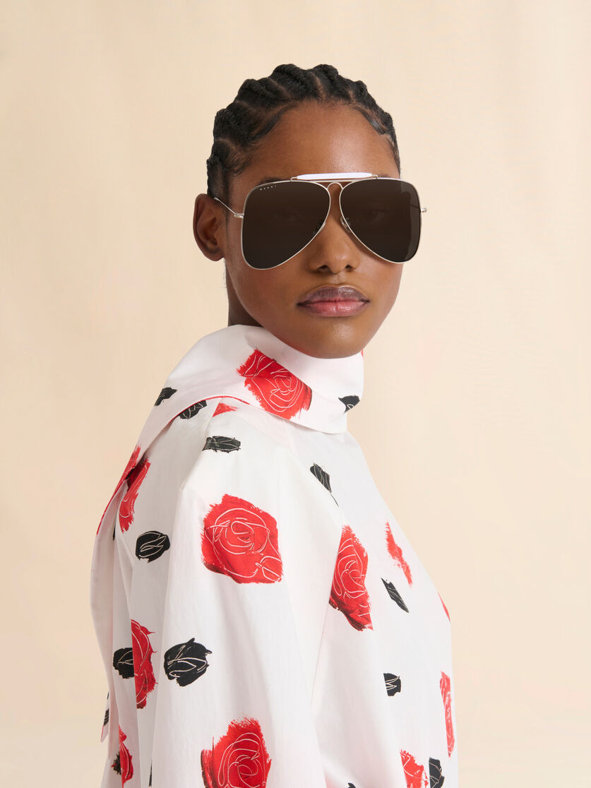 SILVER ZALRUHA SUNGLASSES - 2