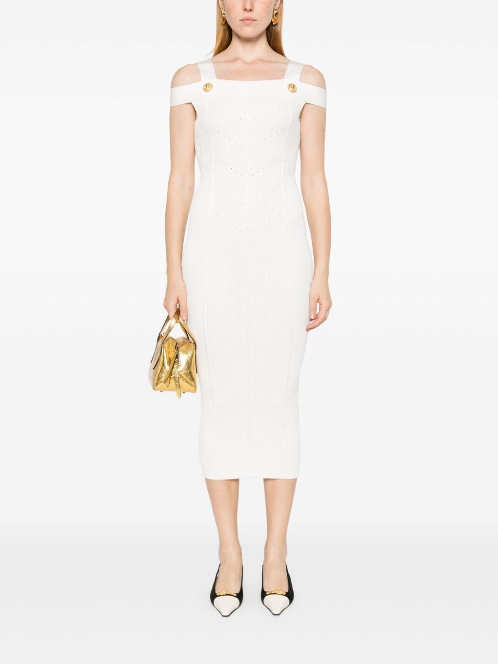 knitted midi dress - 2