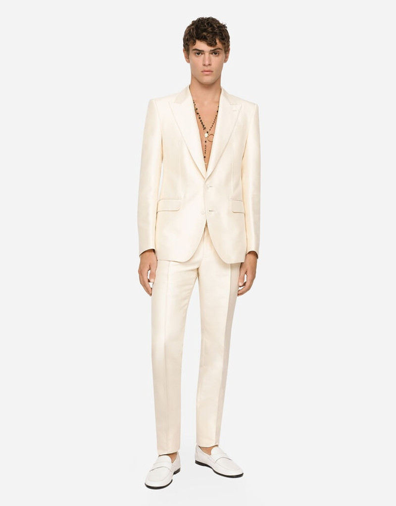 Dolce & Gabbana Faille silk Sicilia-fit suit outlook