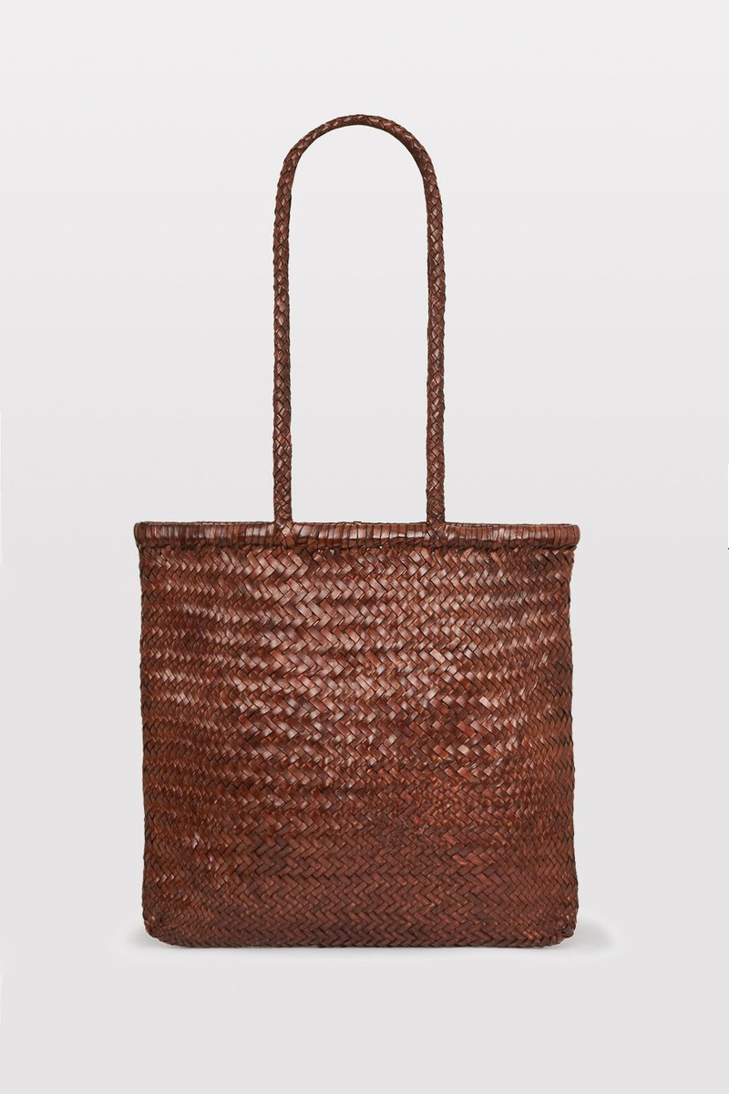 PRE-ORDER: Bagu Woven Tote - Antique Tan 5