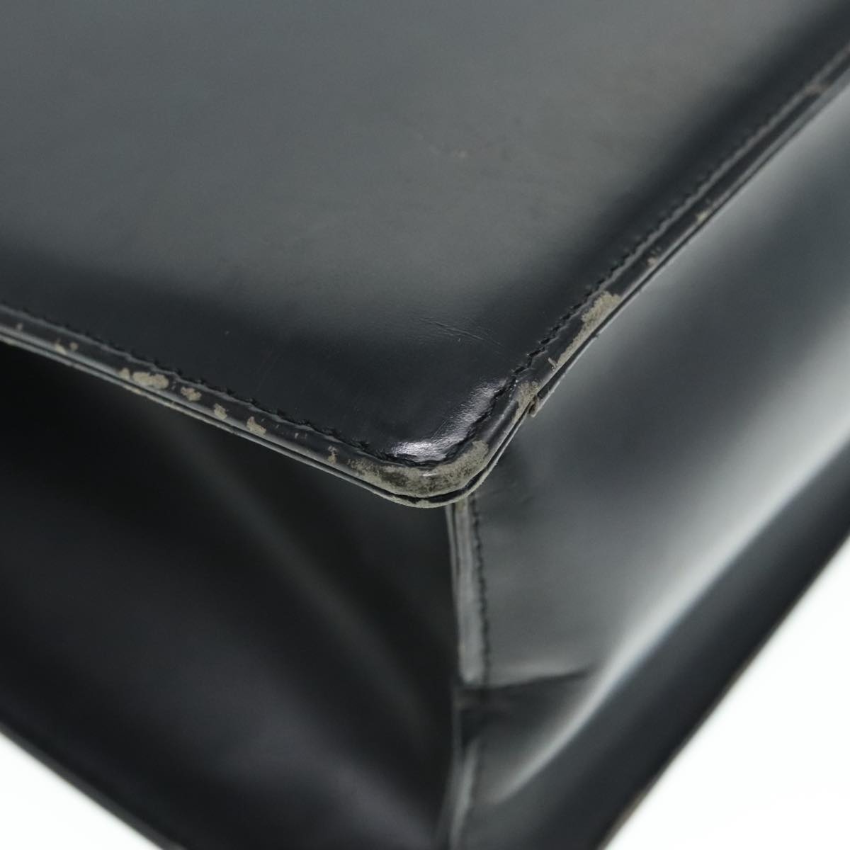 Burberry Shoulder Bag Leather Black Silver - 9