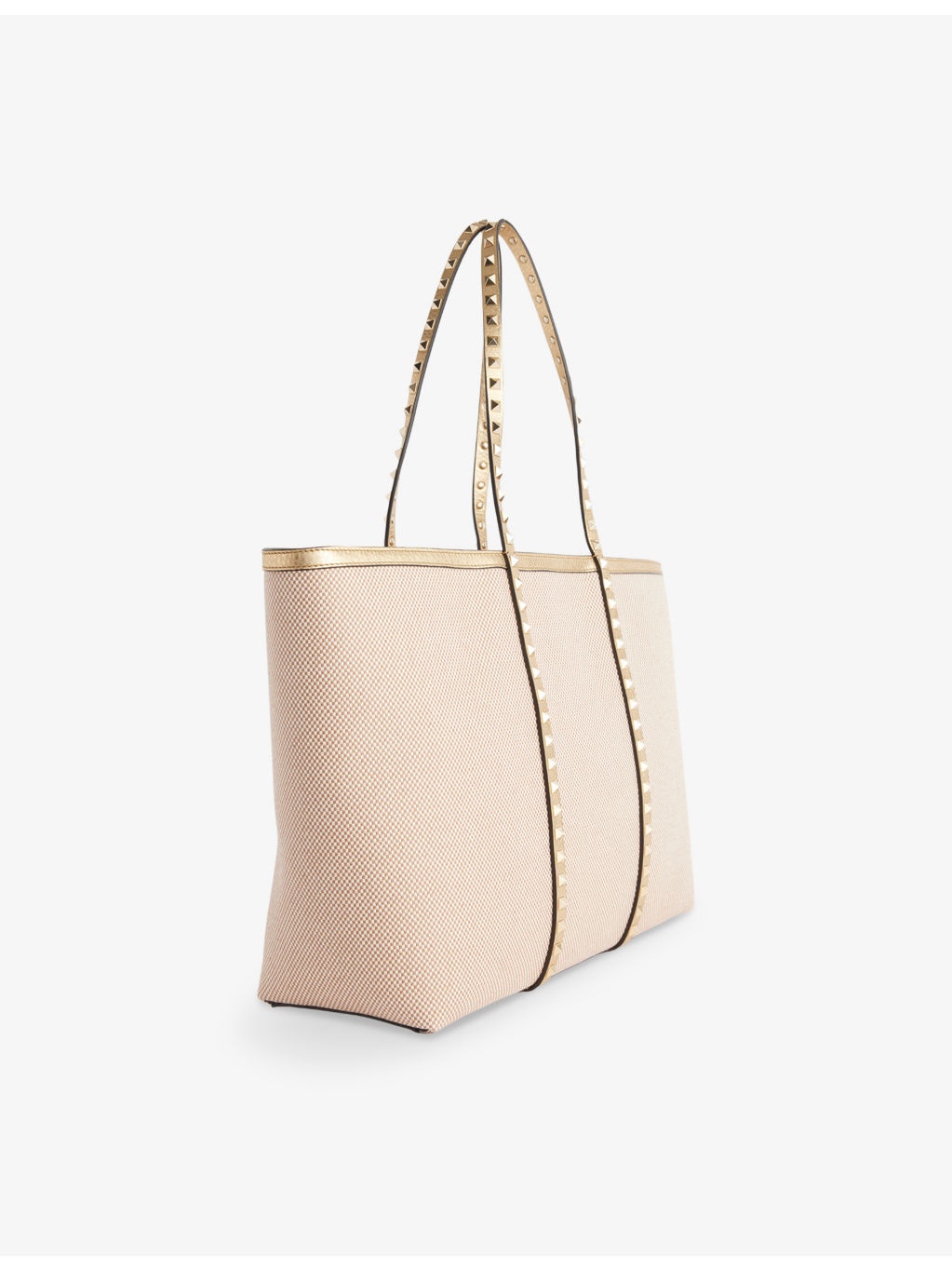 Rockstud Medium Cotton Tote Bag - 4