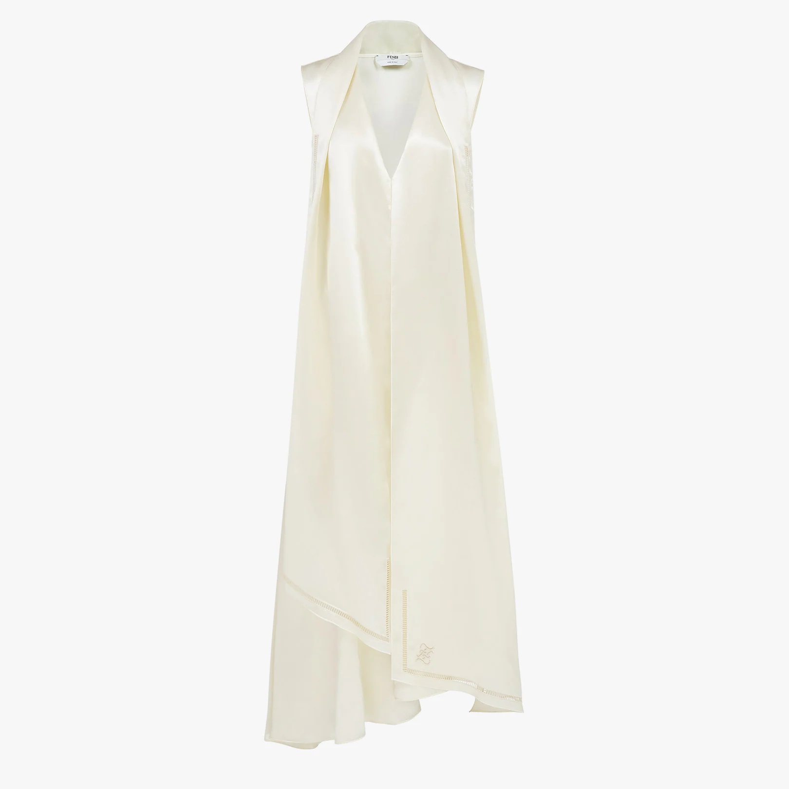 White satin dress - 1