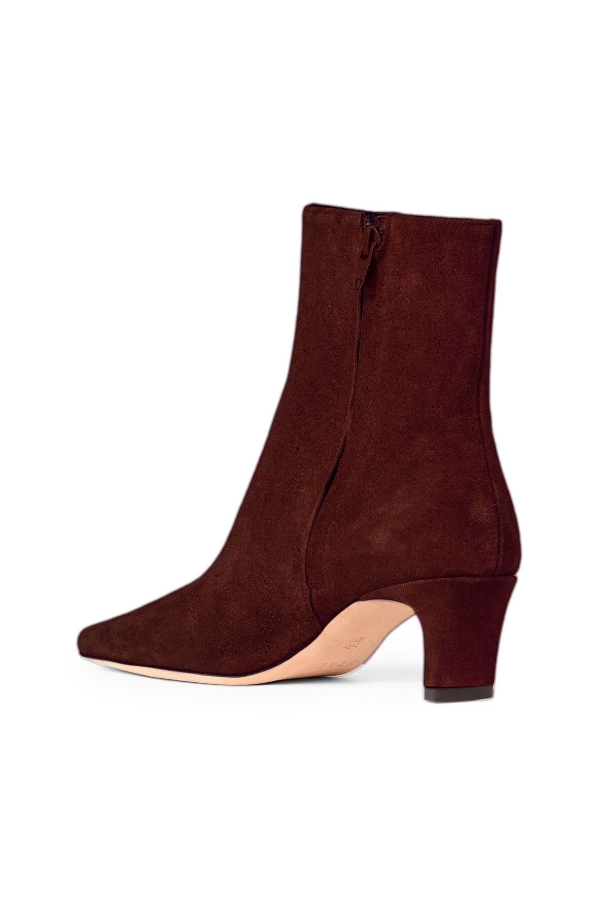 STAUD WALLY ANKLE BOOT MAHOGANY SUEDE - 5