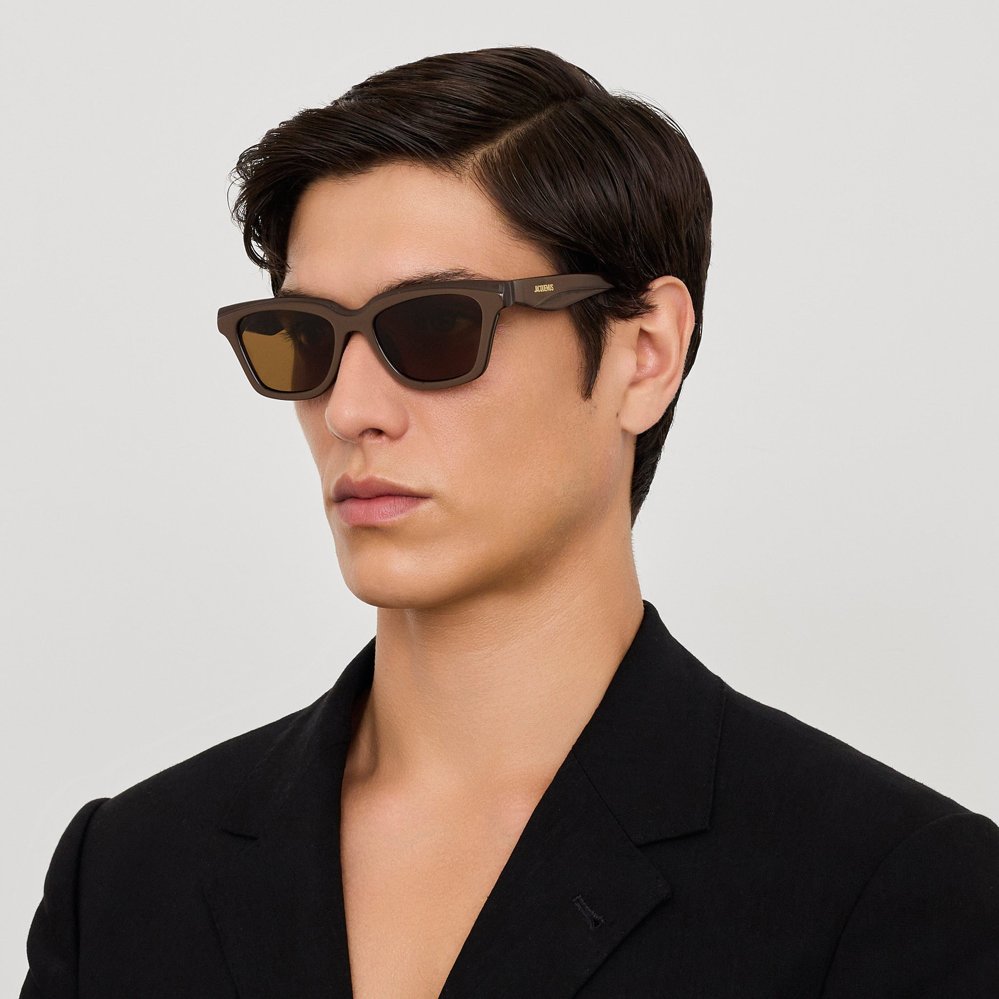 Carre Sunglasses in Metallic Brown - 4