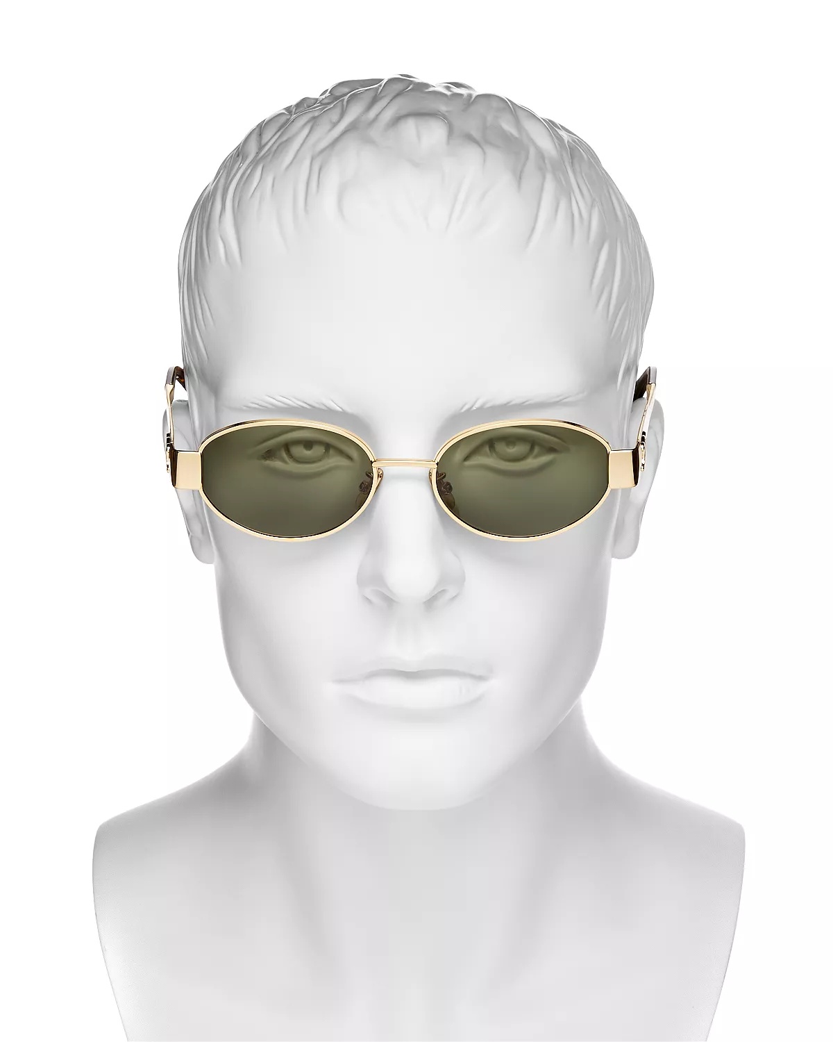 Triomphe Metal Round Sunglasses, 54mm - 4