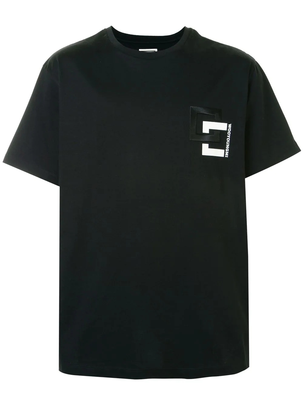 short sleeved logo T-shirt - 1