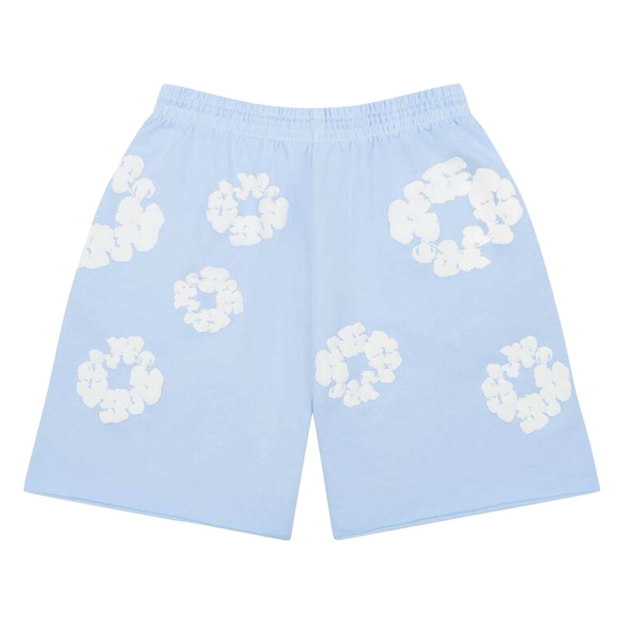 Denim Tears The Cotton Wreath Sweat Shorts 'Powder Blue' - 2