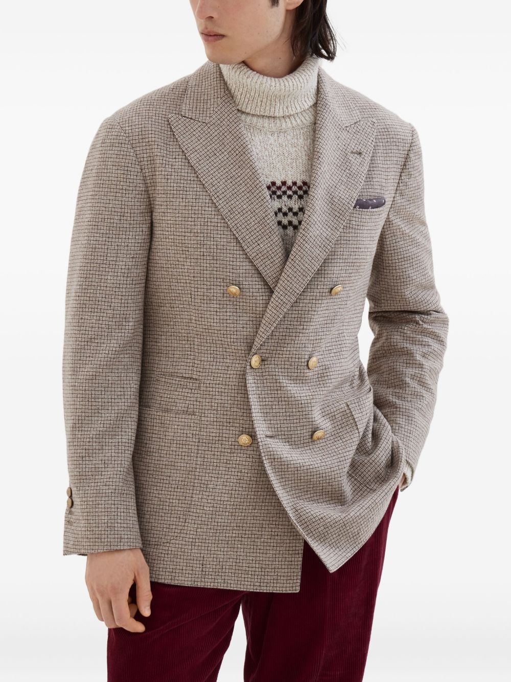 Flannel blazer - 3