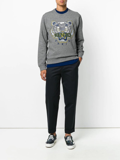 KENZO tiger embroidered sweatshirt outlook