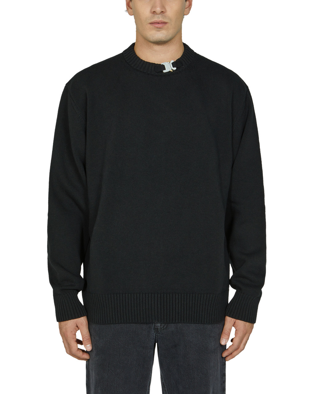 BUCKLE COLLAR CREWNECK - 2