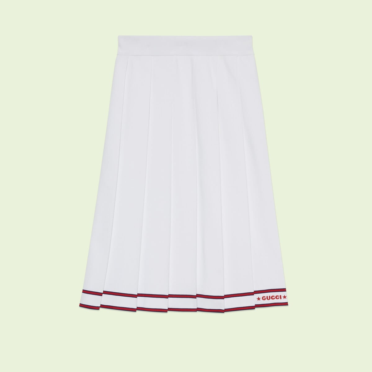 Stretch viscose long skirt - 1