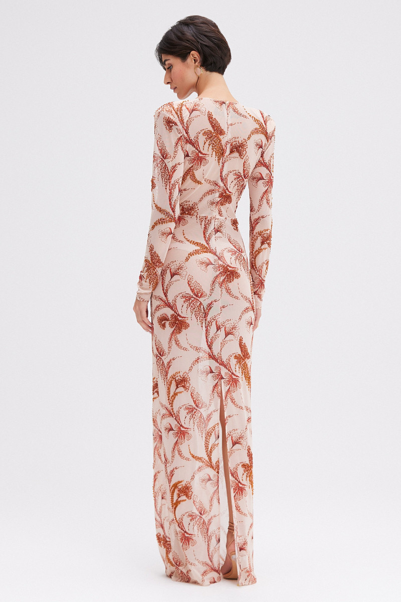 SUNSET PLUNGE MAXI DRESS (RUNWAY) 3