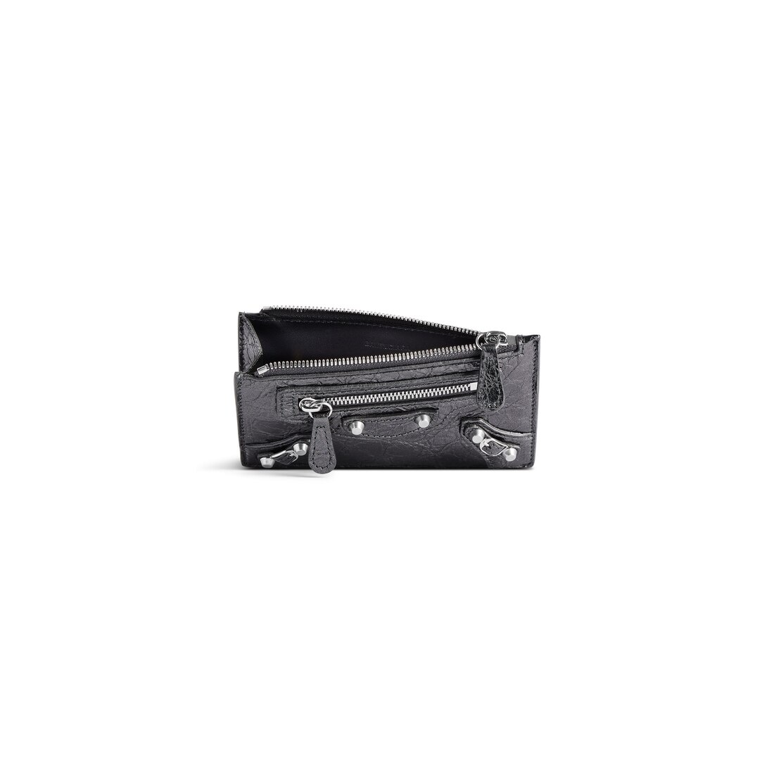 Women's Le City Long Coin And Card Holder Metallized  in Steel Grey - 3