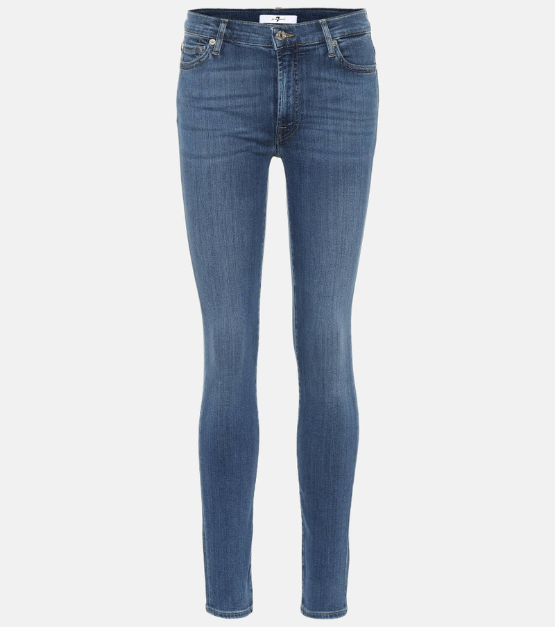 Slim Illusion Luxe high-rise skinny jeans 1