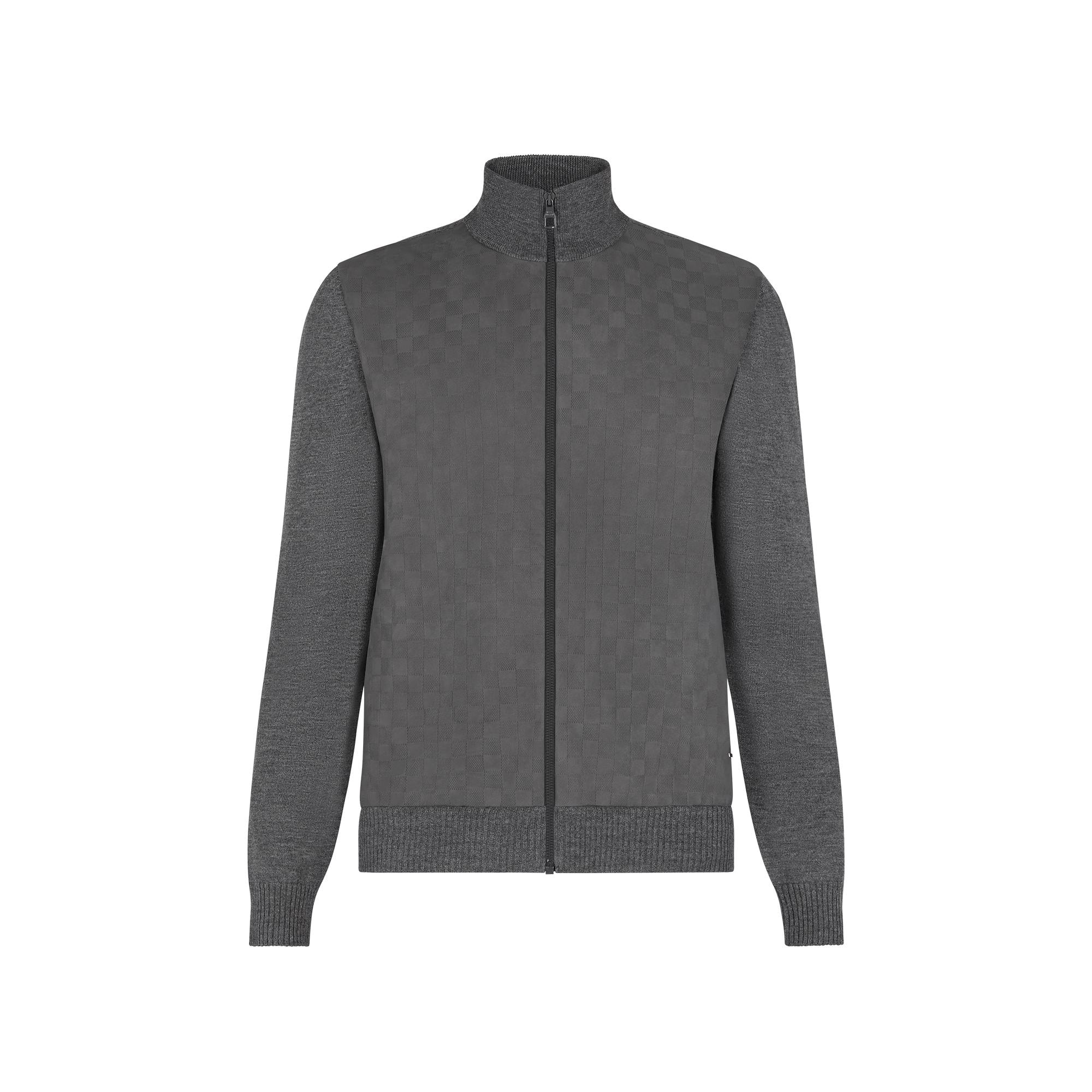 LVSE Damier Leather Front Zip-Through - 1