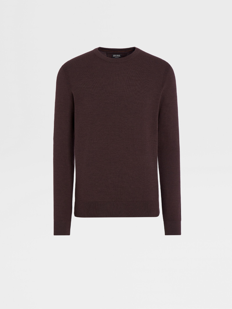 BURGUNDY 12MILMIL12 WOOL CREWNECK 1