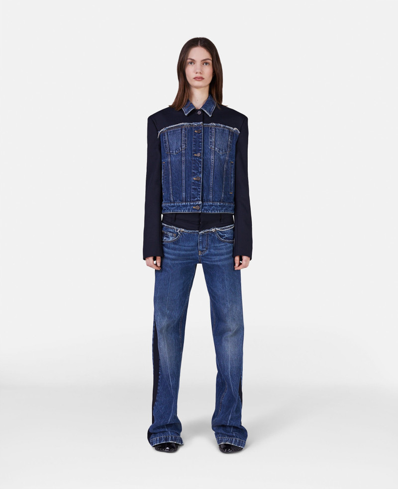 Stella McCartney Twill Panelled Denim Jacket outlook