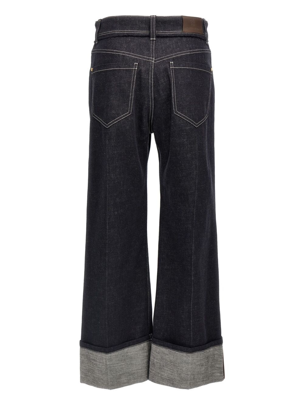 turn up-hem jeans - 2