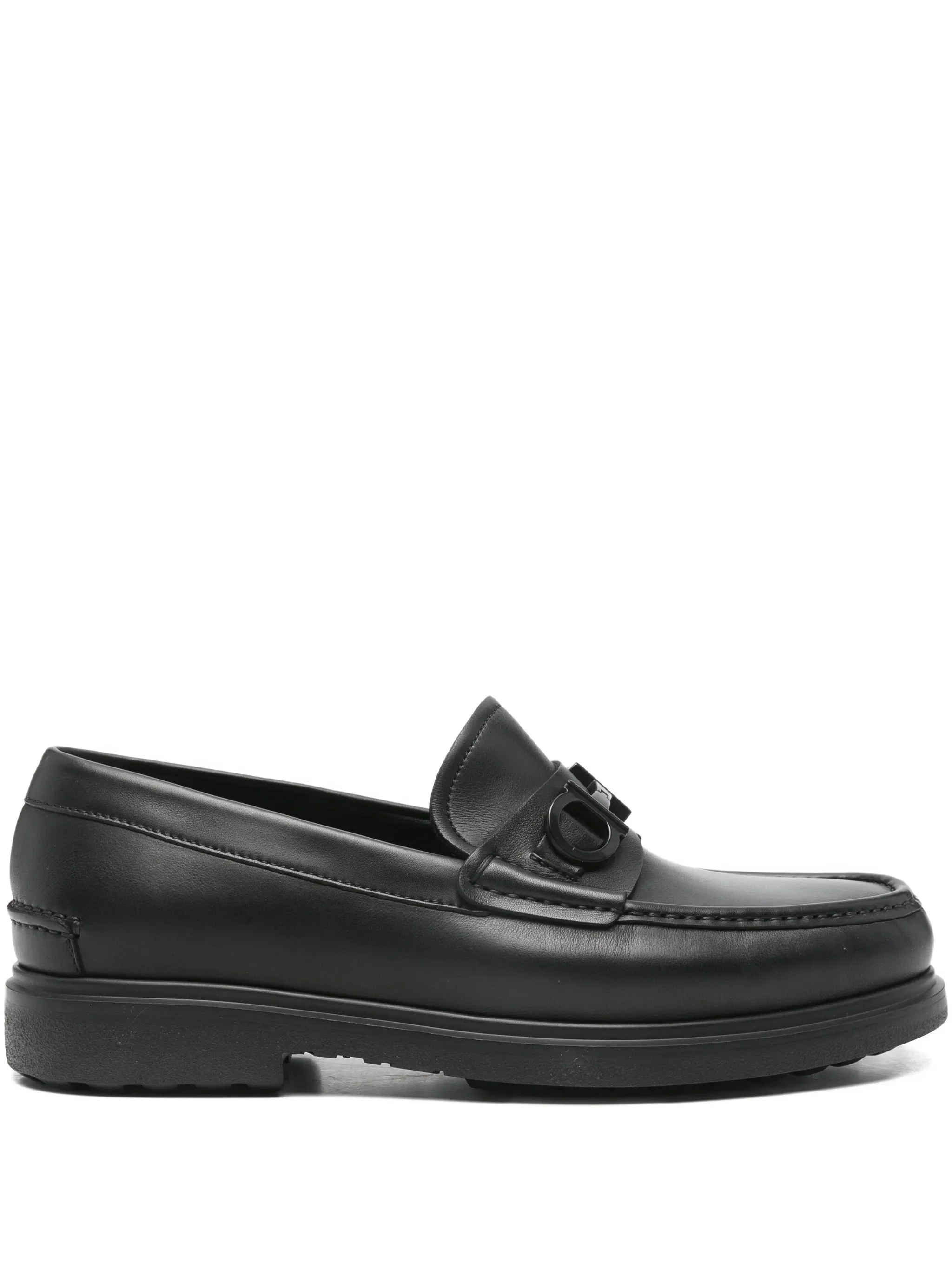 Ferragamo Tobia Leather Loafers - 1