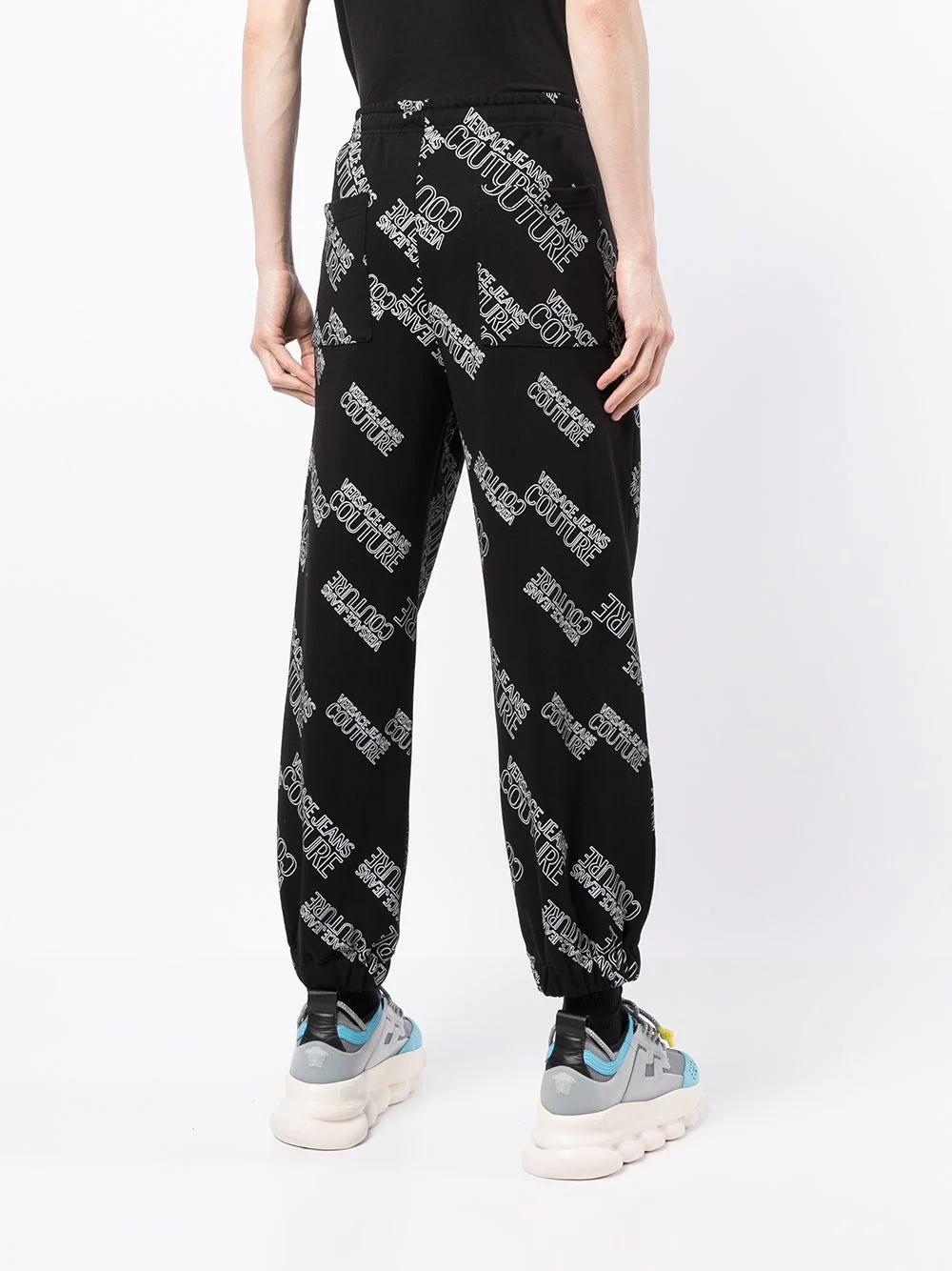 all-over logo track pants - 4