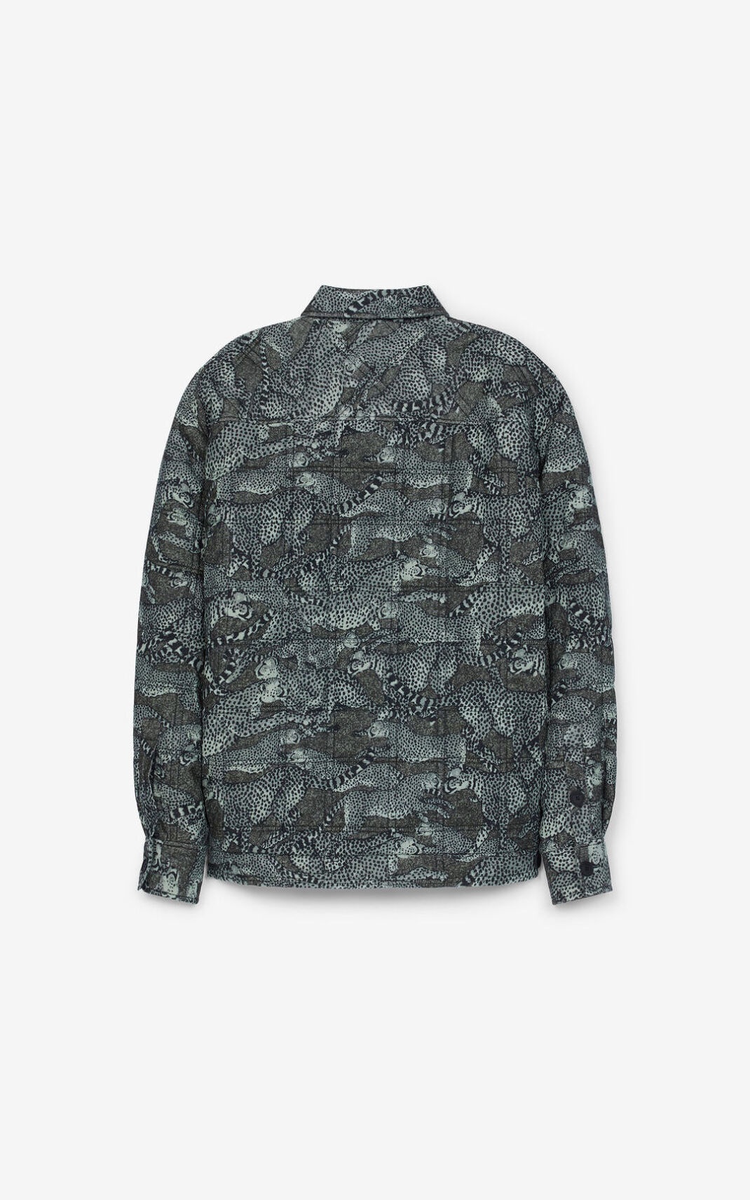 'KENZO Archive' padded velvet overshirt - 6