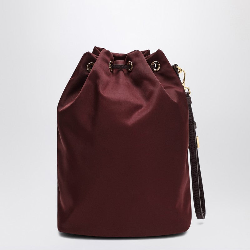 Prada Burgundy Re-Nylon Bucket Women - 2