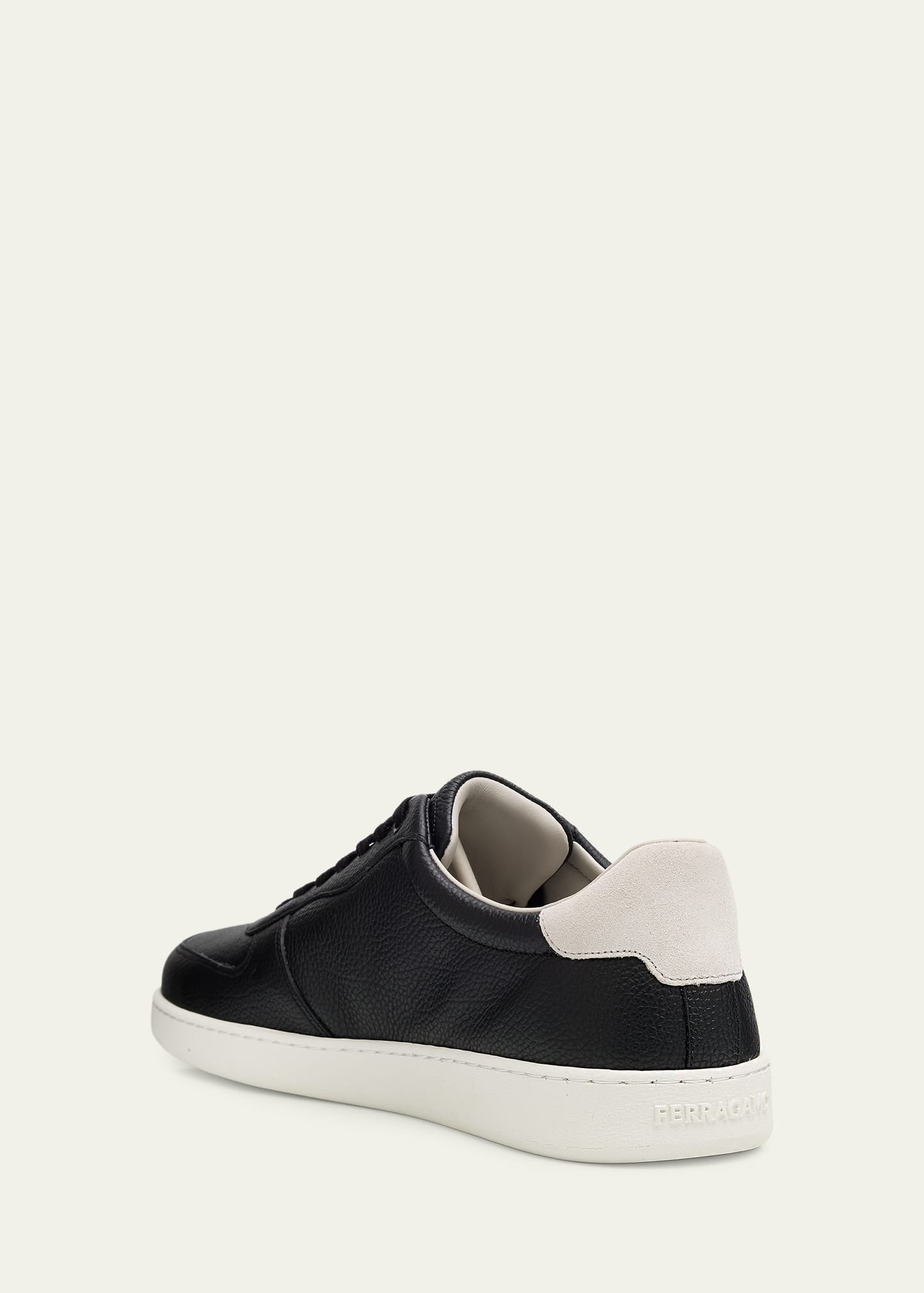 Men's Adam Leather Gancini Hug Low-Top Sneakers - 2