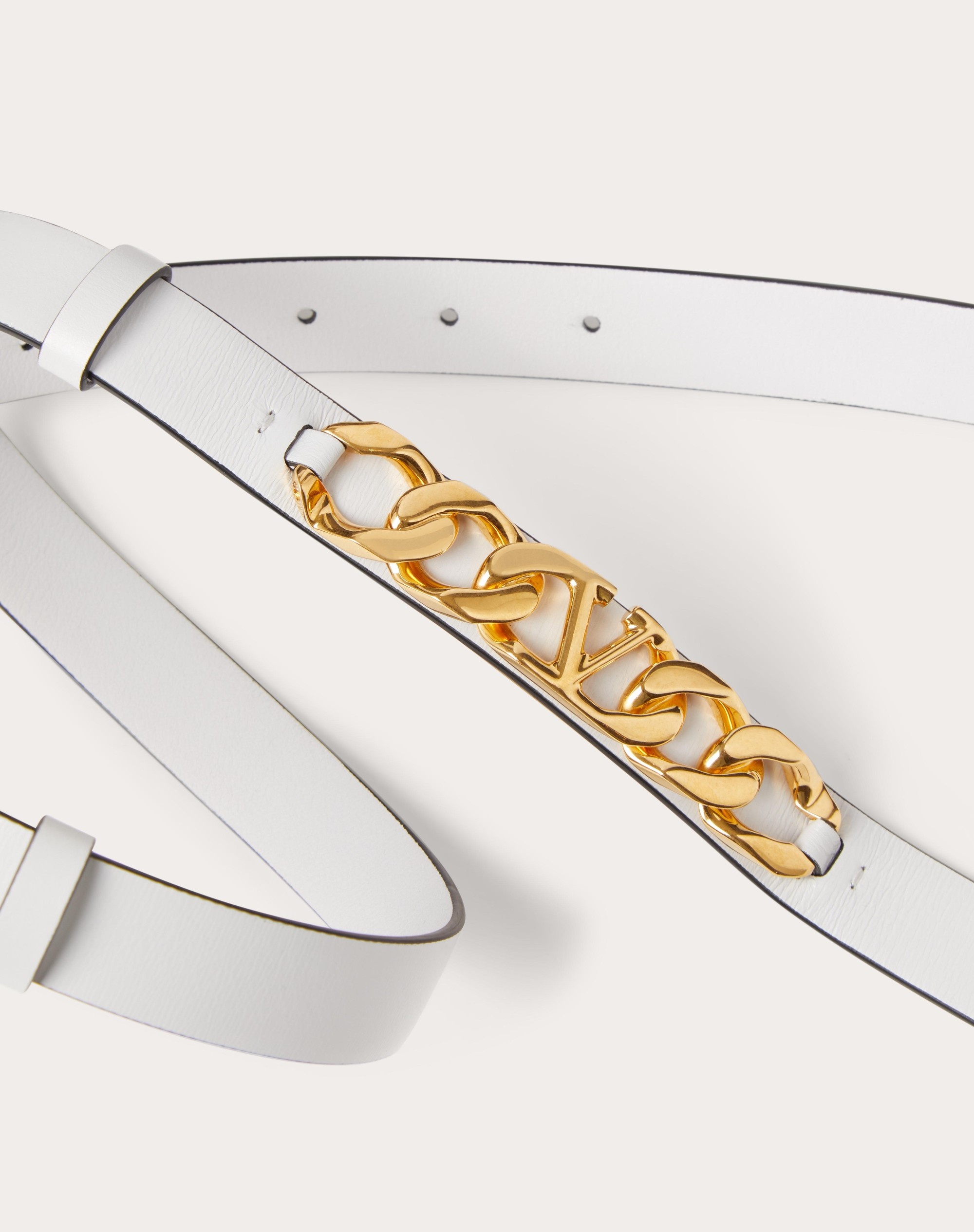 VLOGO CHAIN SHINY CALFSKIN BELT 20 MM - 2