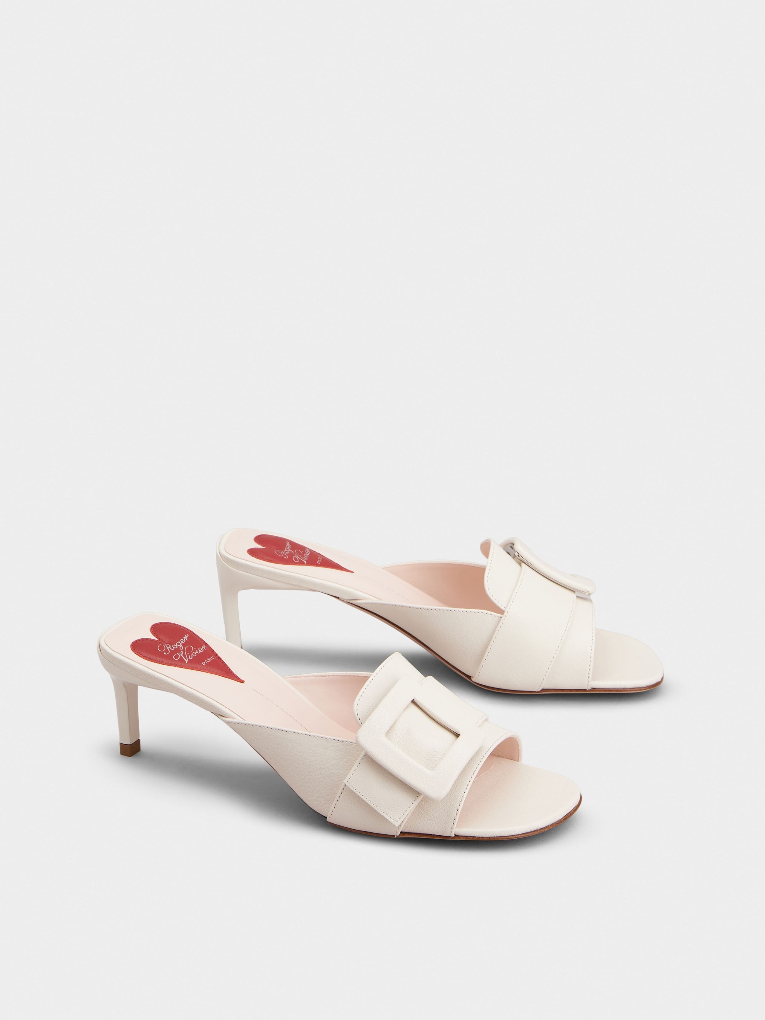 Viv' Canard Mules in leather - 2