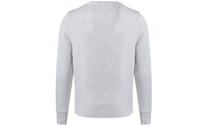Men's Burberry Embroidered Horse Riding Round Neck Pullover Gray 39297581 - 2
