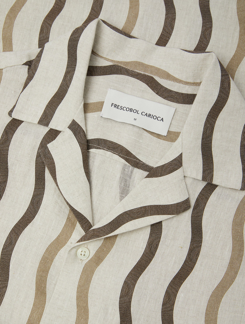 FRESCOBOL CARIOCA ROBERTO LINEN SHIRT outlook