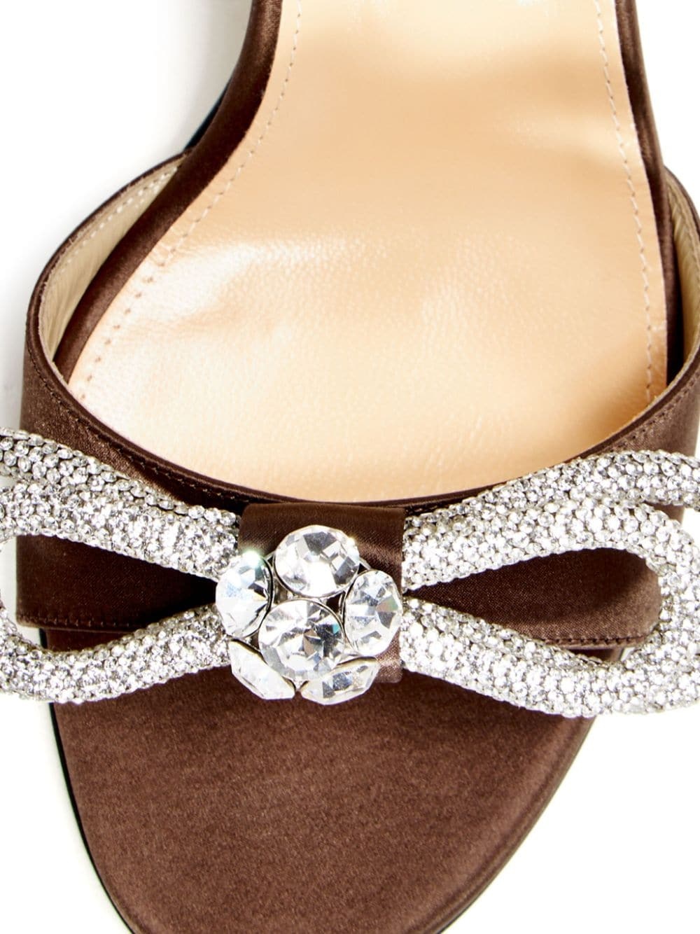 Double Bow satin sandals - 2