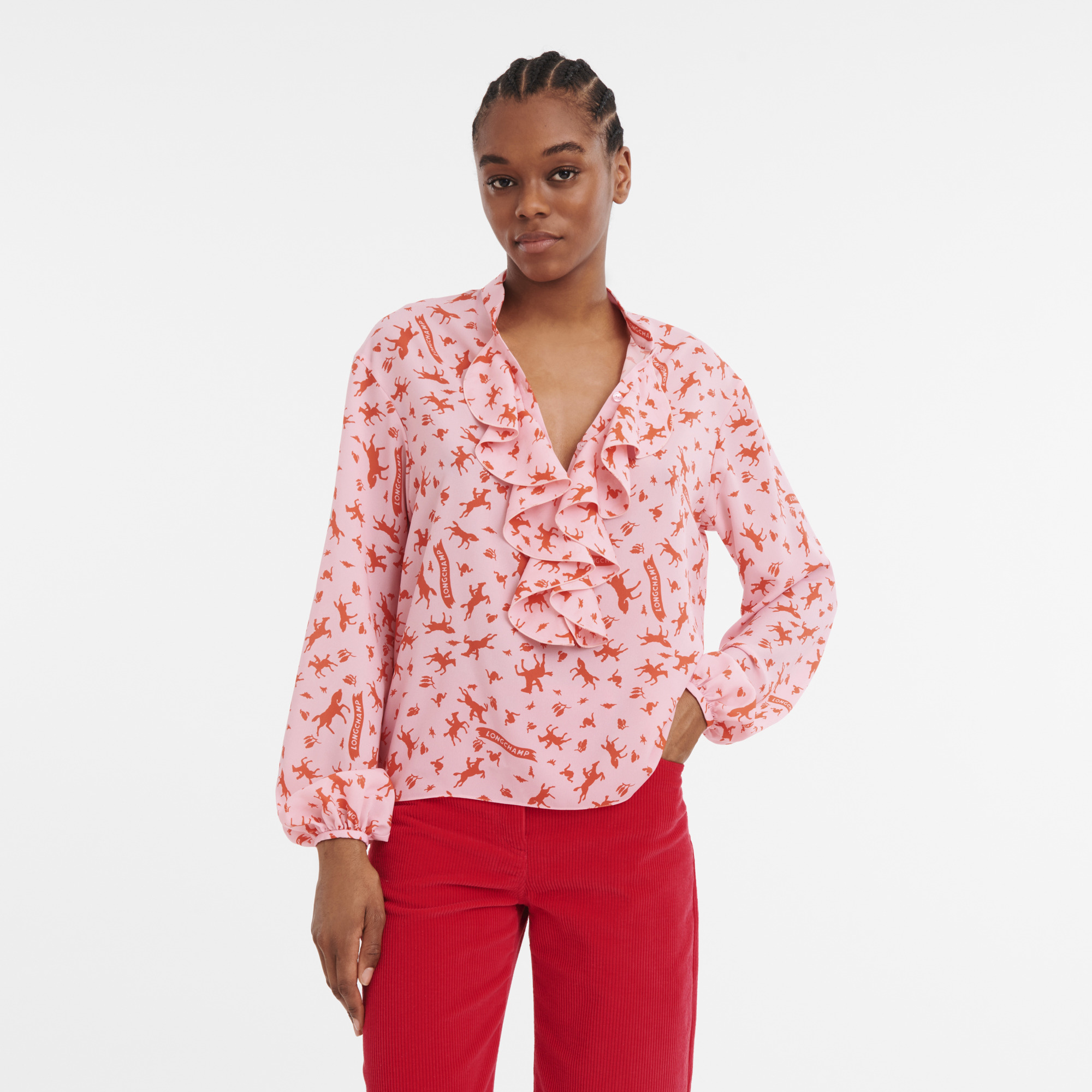 Blouse Pink - Crepe - 2