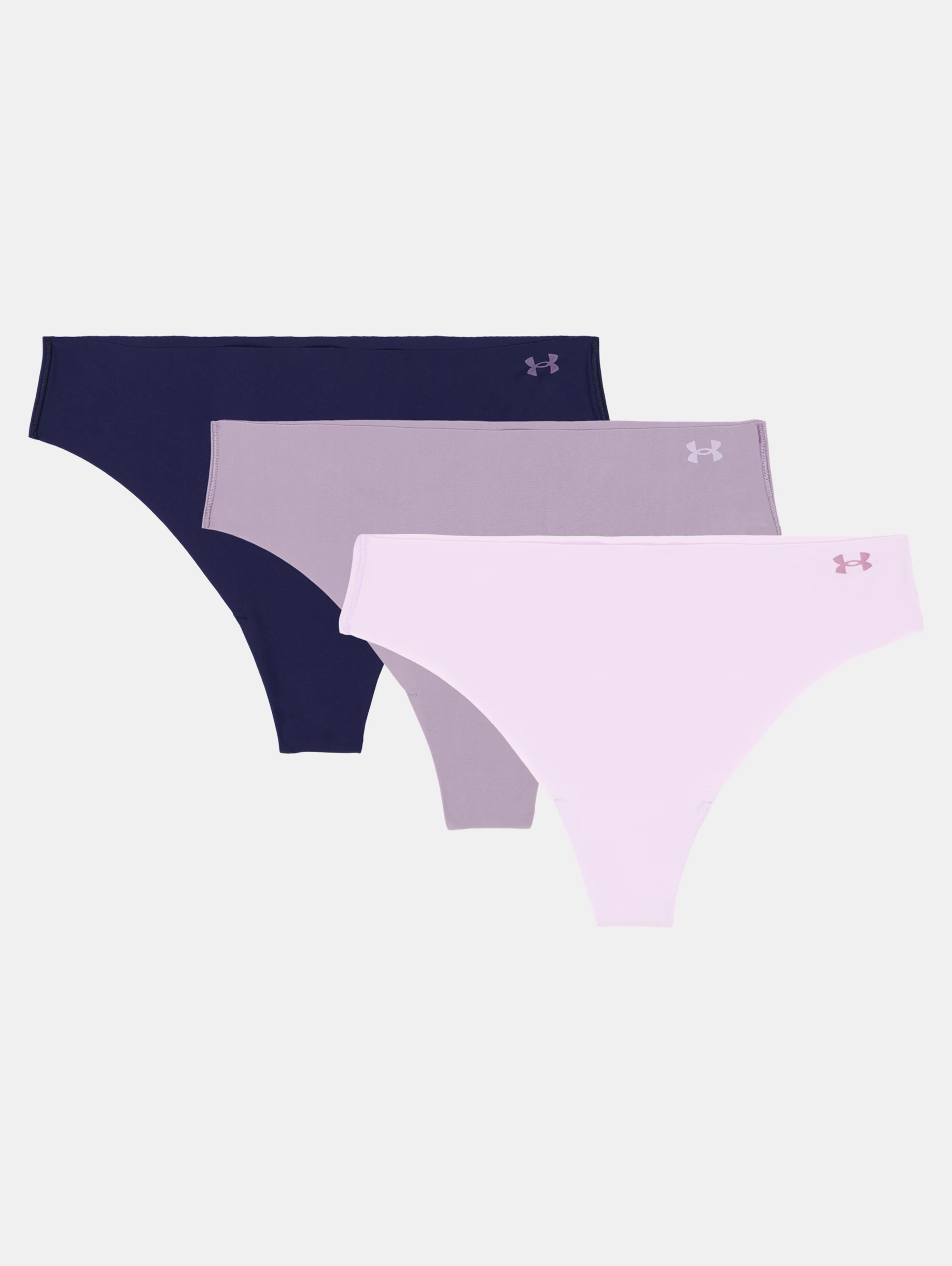 Women's UA Pure Stretch 3-Pack No Show Thong - 4