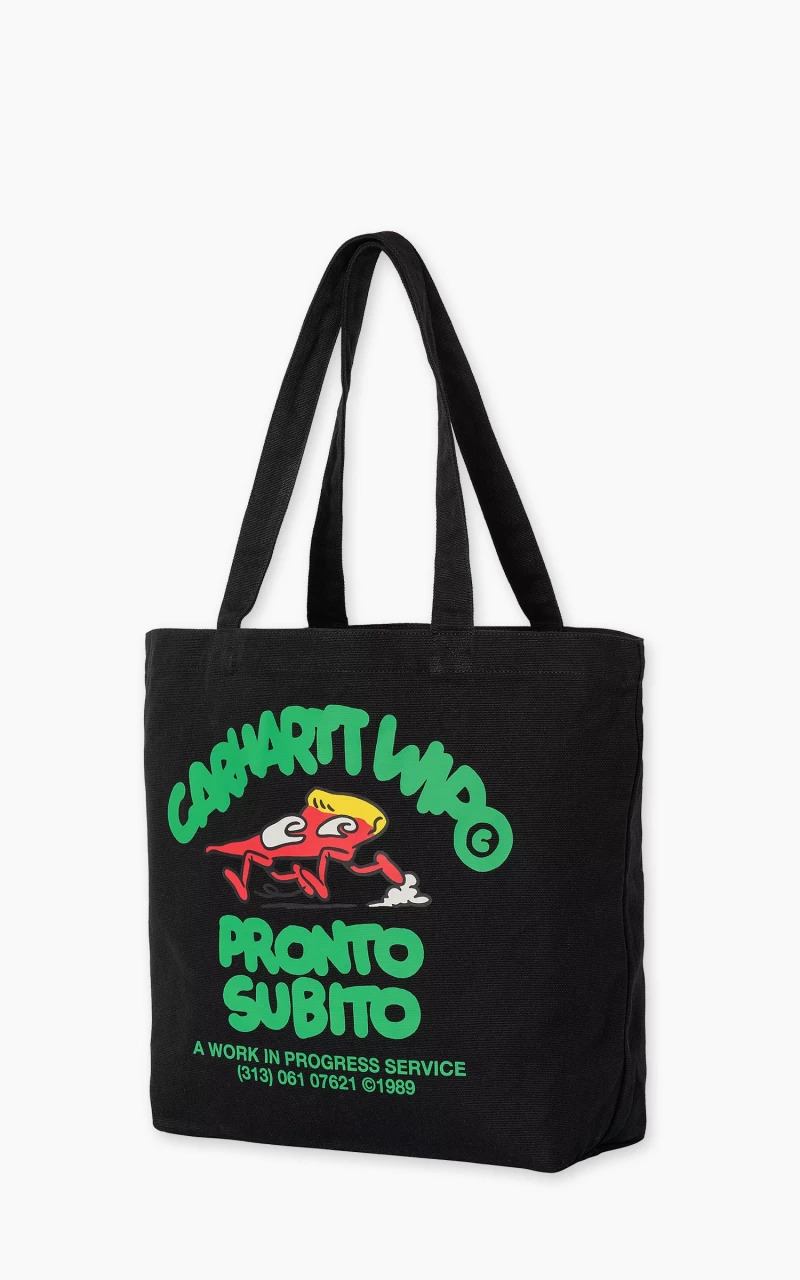 CANVAS GRAPHIC TOTE PRONTO PRINT/BLACK - 4