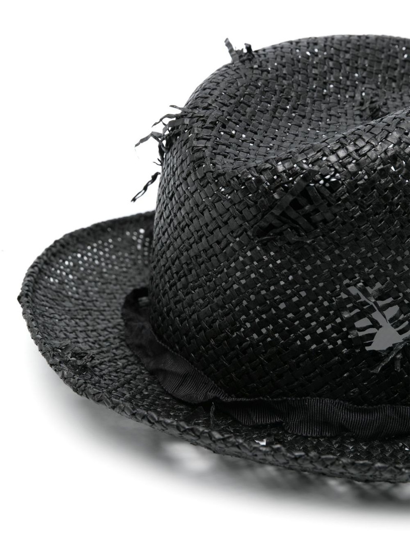 Yohji Yamamoto distressed hat outlook
