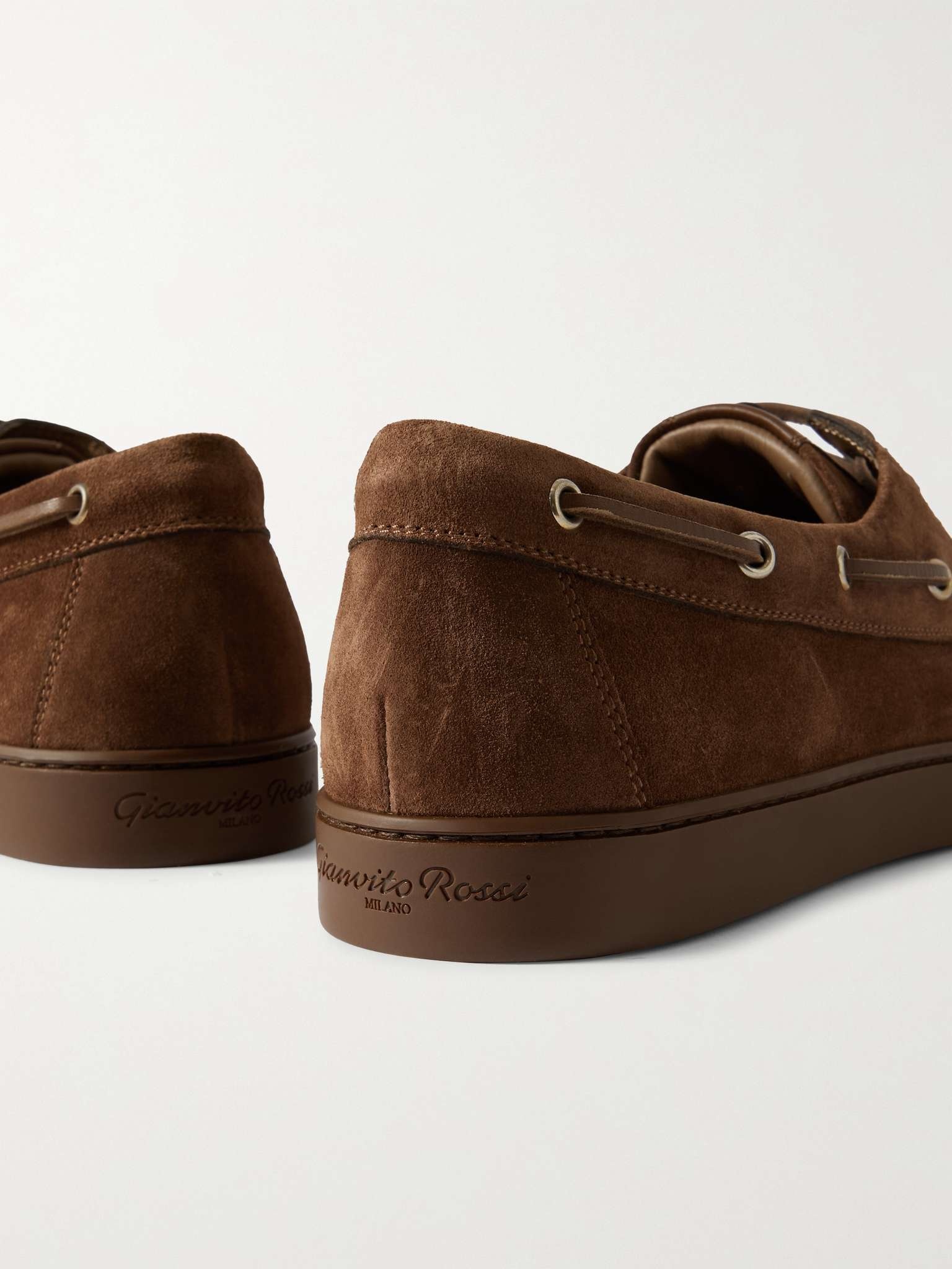 Suede Boat Shoes - 6