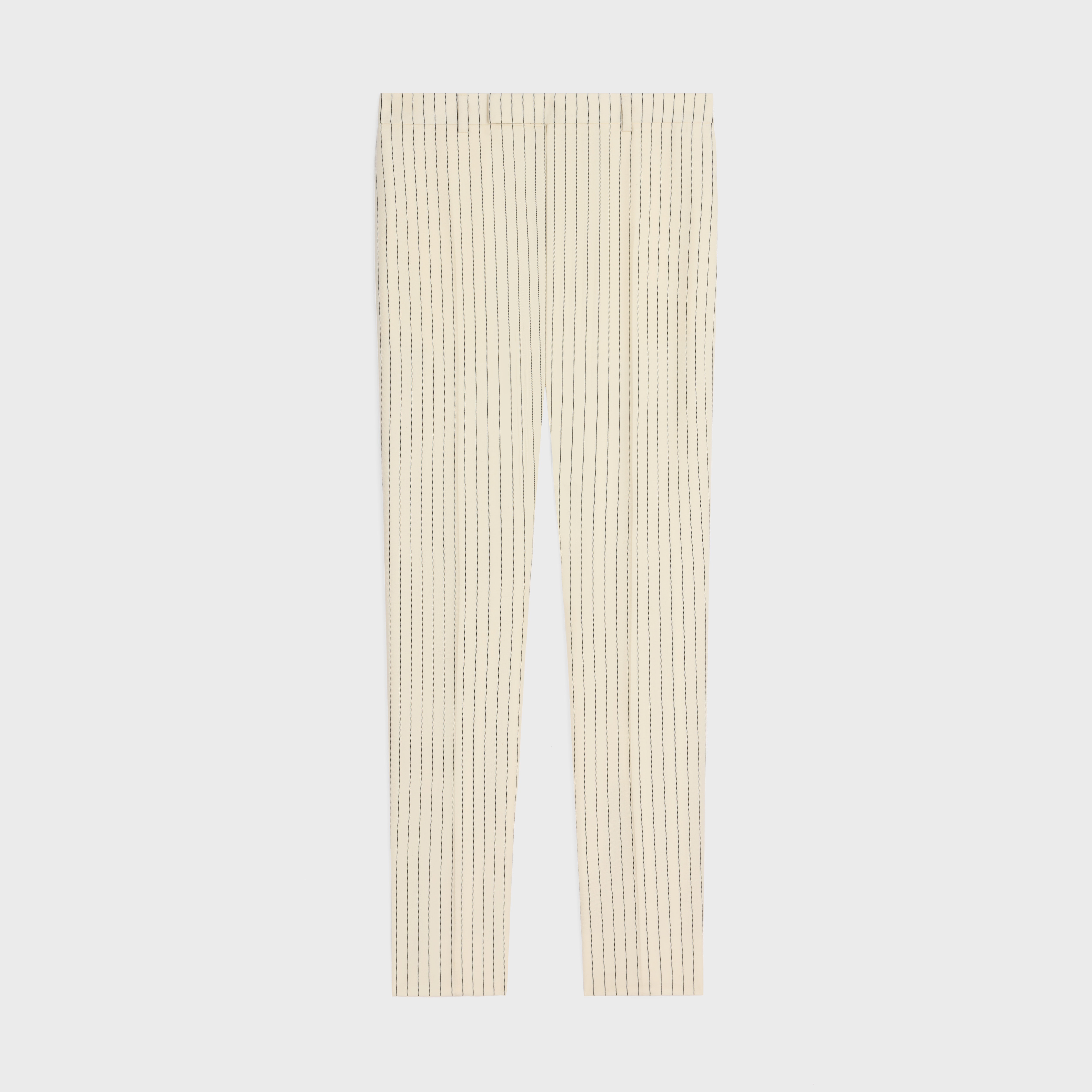 classic pants in striped wool - 1