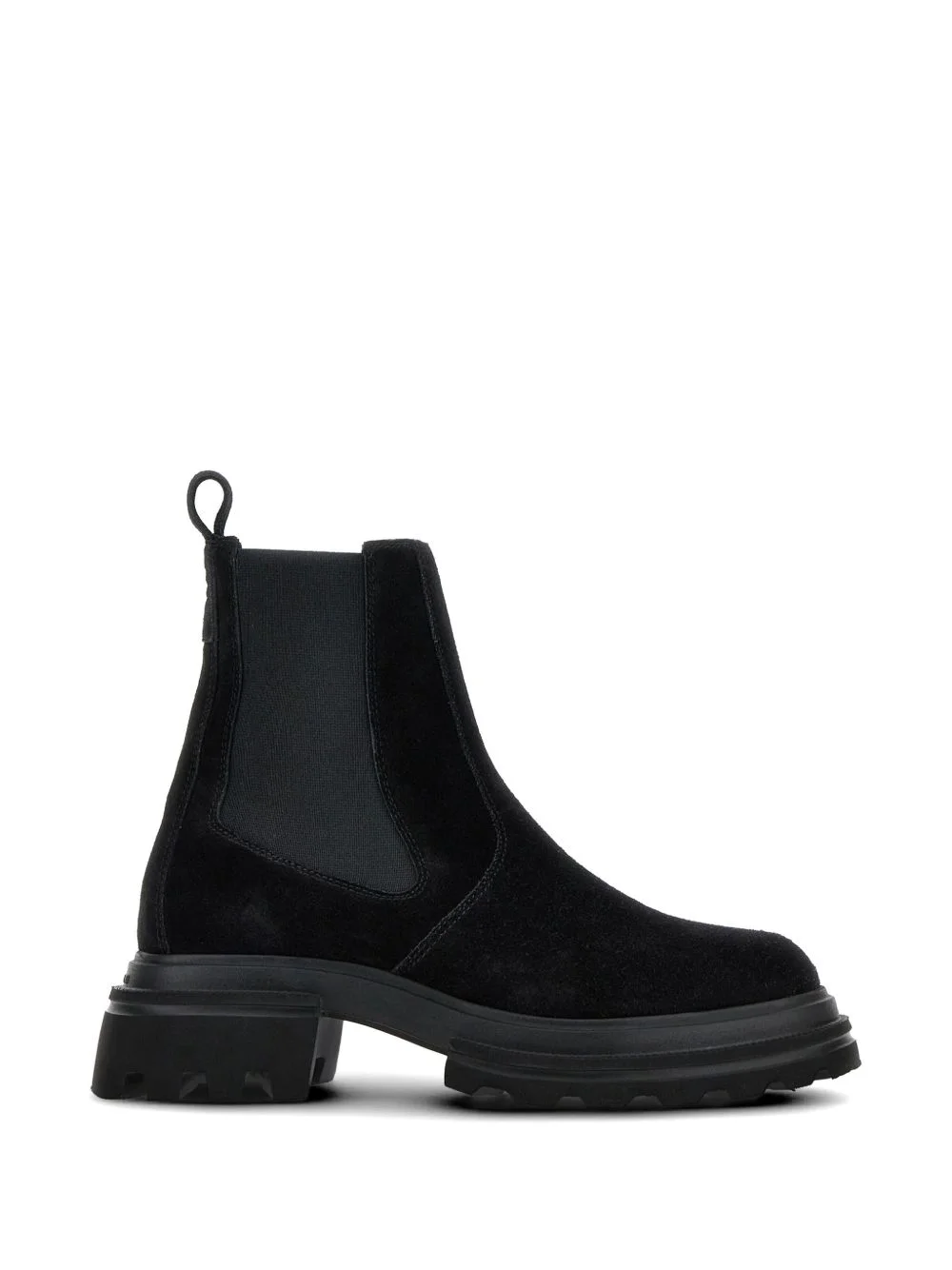 elastic suede ankle boots - 1