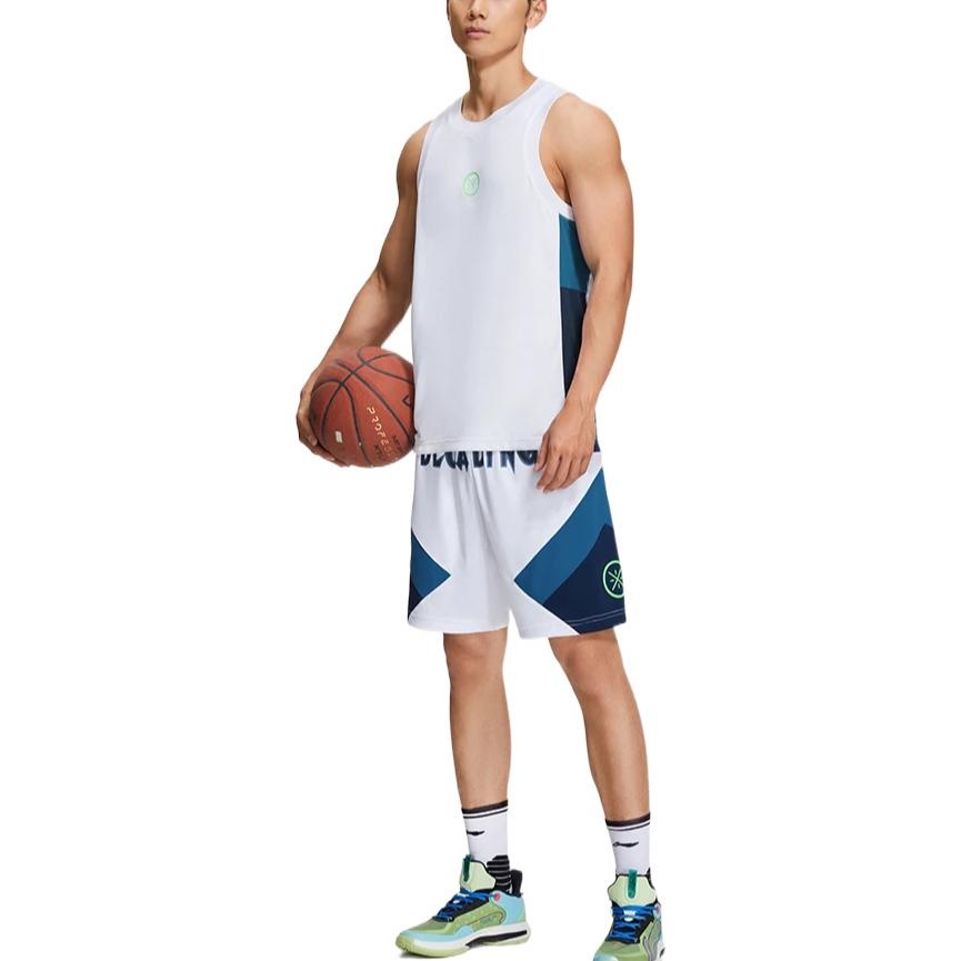 Li-Ning Way Of Wade Logo Basketball Jersey 'White' AAYS041-10 - 3