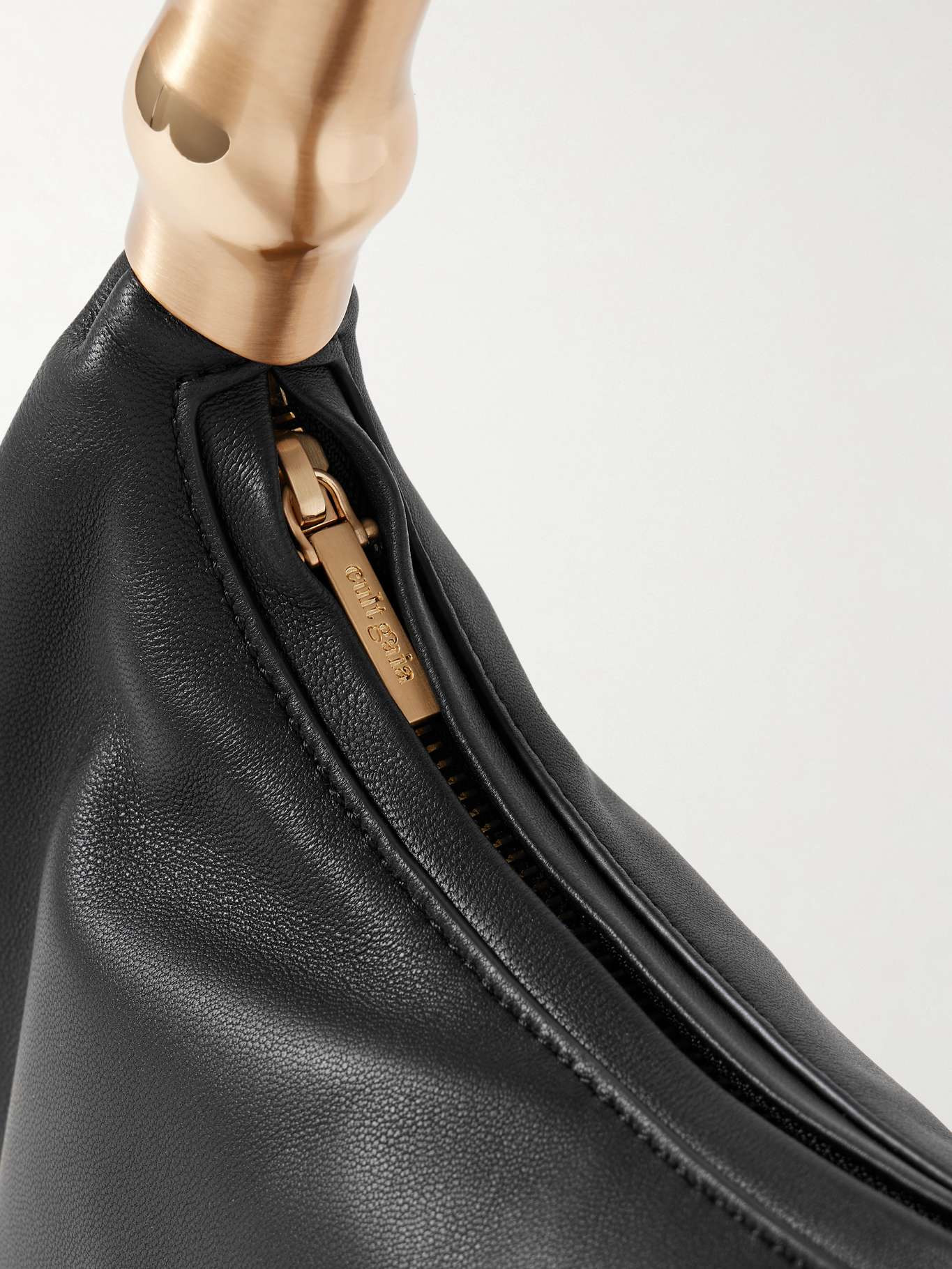 Meala embellished leather shoulder bag Black - 4