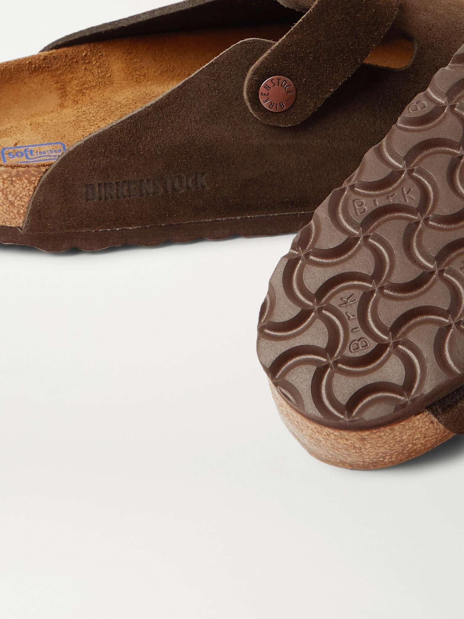 Boston Suede Clogs - 5
