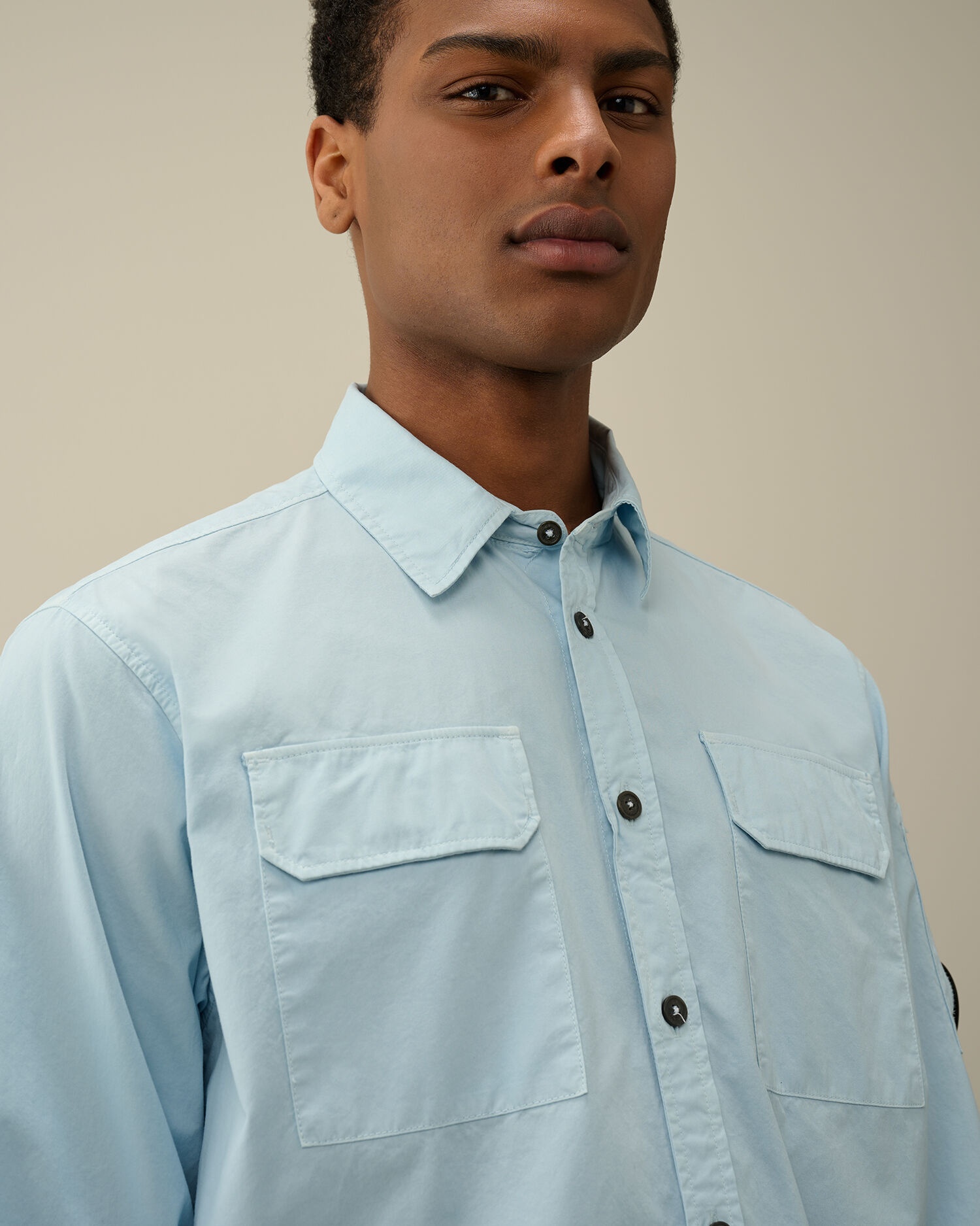 Gabardine Pockets Shirt - 5