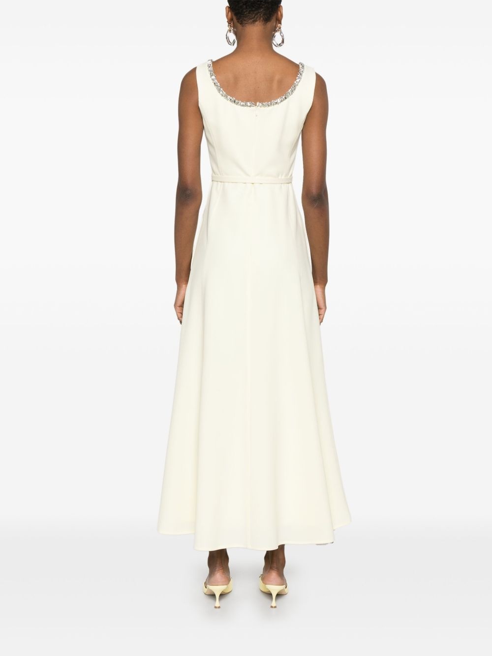 embellished cady maxi dress - 4