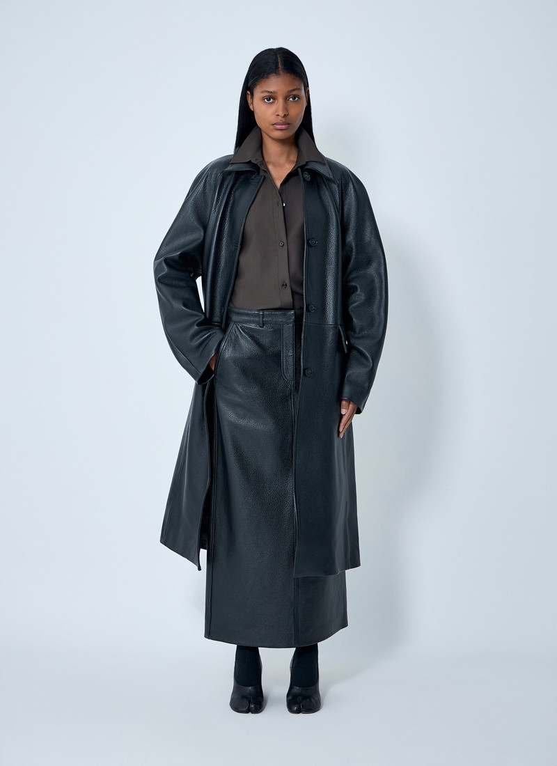 TOTEME Leather Coat outlook