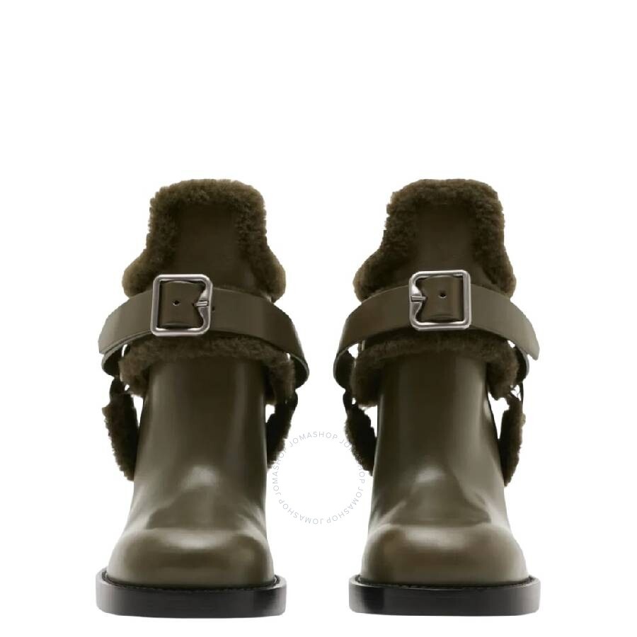 Burberry Leather-shearling Stirrup Boots - 2